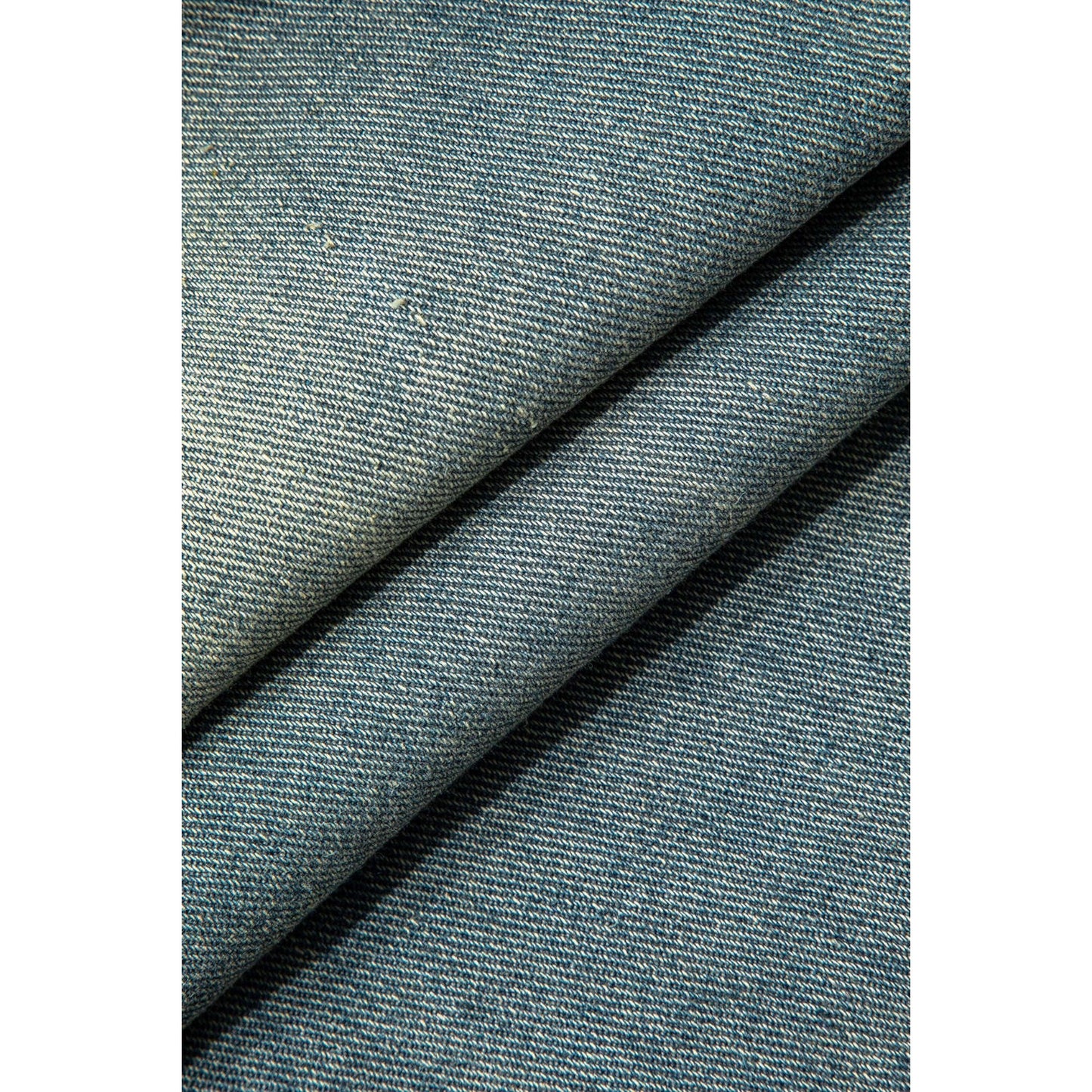 Women’s Retro Print Asymmetrical Ripped Jeans Fitted, Non-Stretch Denim