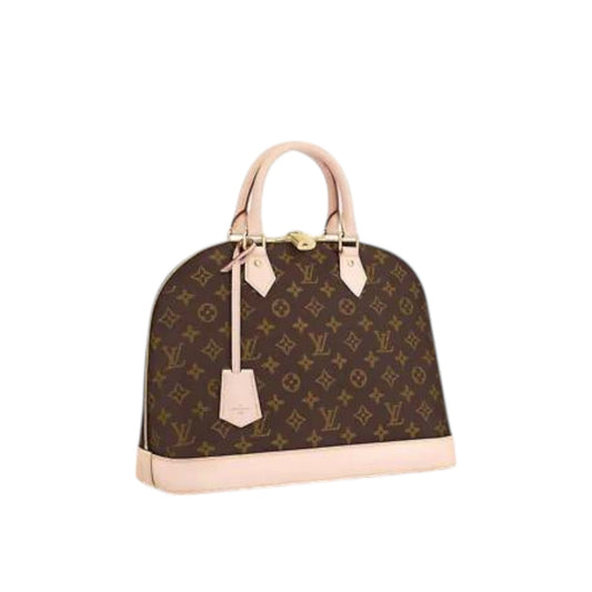 Louis Vuitton Alma MM Monogram Coated Canvas